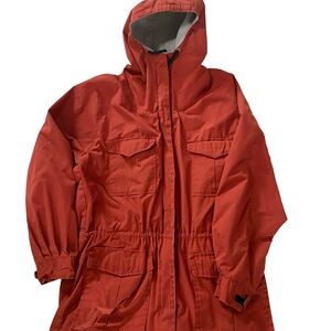 Orange Vintage Frostline Hooded Parka Jacket LARGE